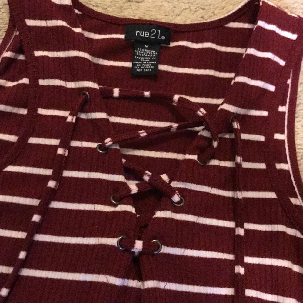 Rue21 ribbed tank top.